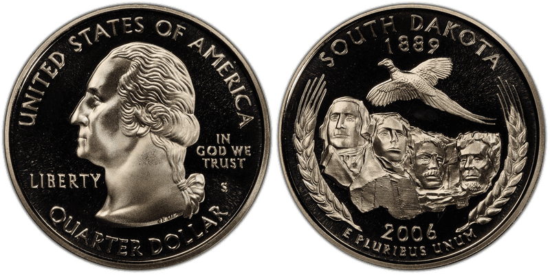 2006 (S) Proof South Dakota State Quarter