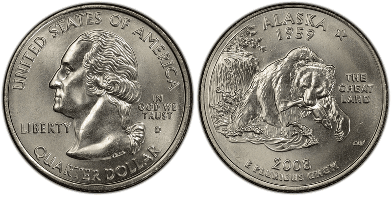 2008 State Washington Quarter
