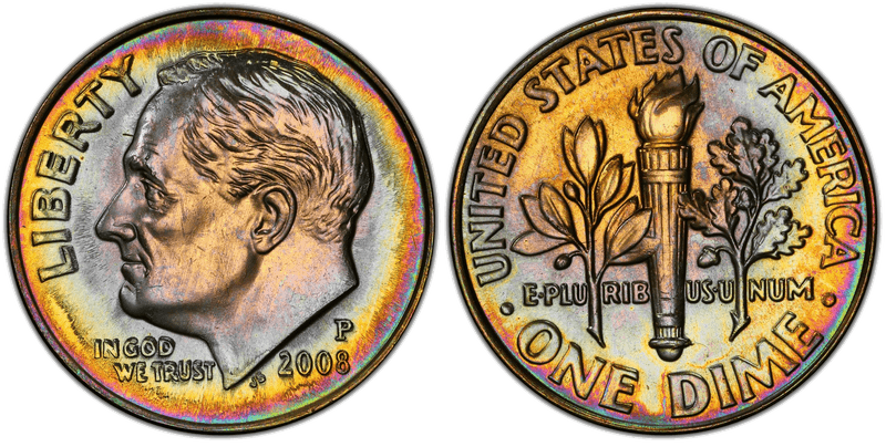 2008 (P) Roosevelt Dime