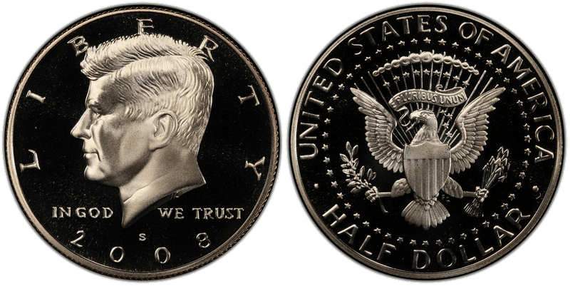 2008 (S) Proof Kennedy Half Dollar