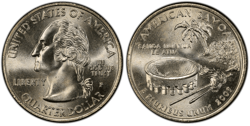 2009 (P) American Samoa Quarter
