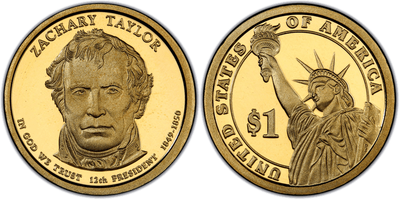 2009 (S) Proof Presidential Dollar - Zachary Taylor