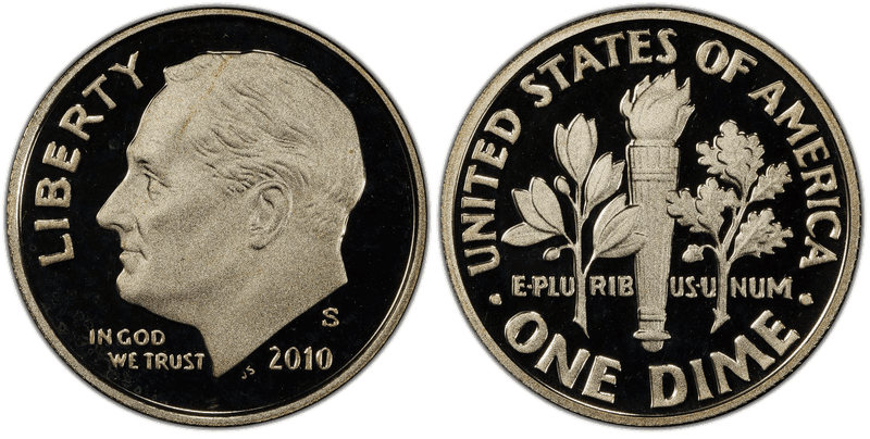 2010 (S) Proof Roosevelt Dime