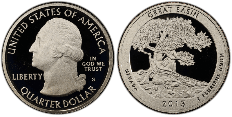 2013 (S) Proof Great Basin National Park Quarter