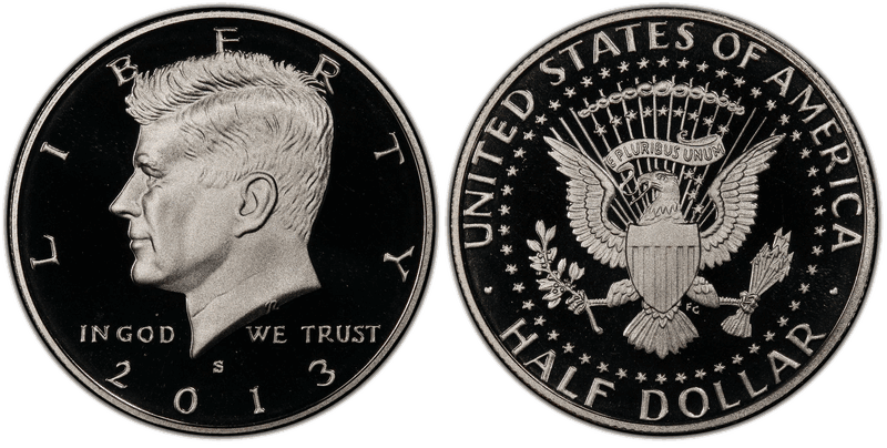 2013 (S) Proof Kennedy Half Dollar