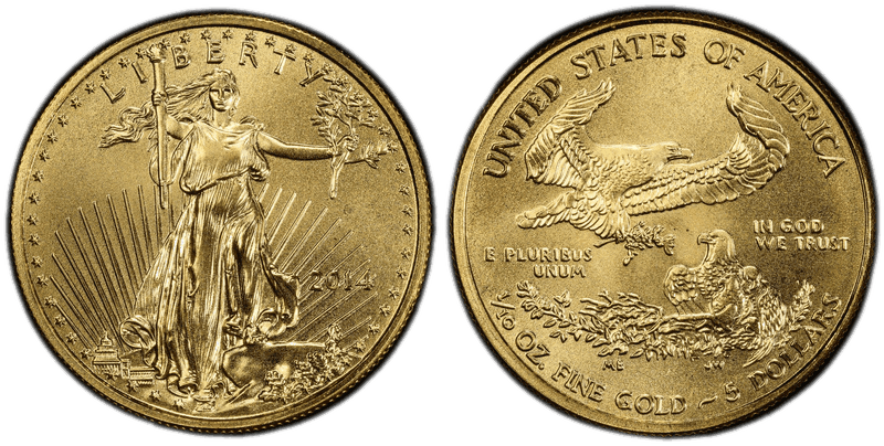 2014 American Eagle Five Dollar Gold