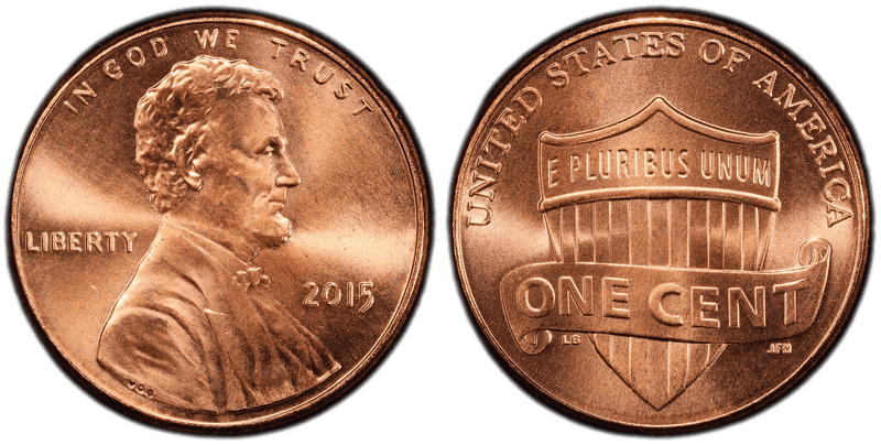 2015 (P) Lincoln Shield Cent