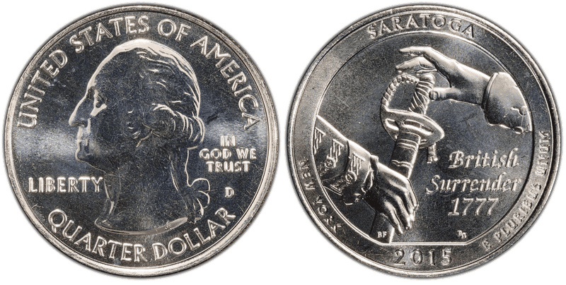 2015 (D) Saratoga National Park Quarter