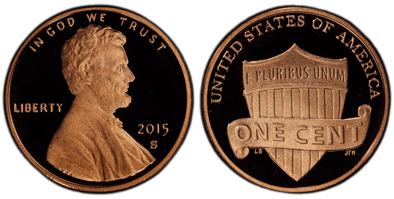 2015 (S) Proof Lincoln Shield Cent