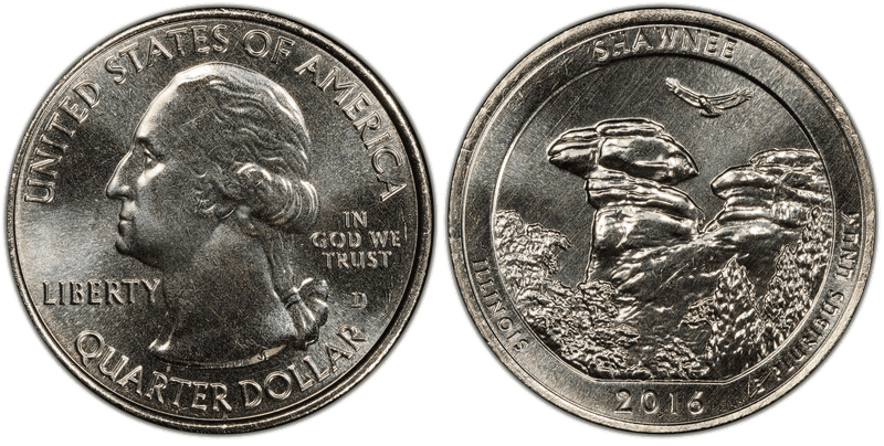 2016 (D) Shawnee National Park Quarter