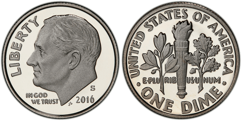 2016 (S) Proof Roosevelt Dime