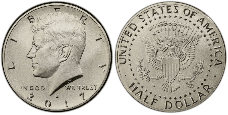 2017 (S) Kennedy Half Dollar - Enhanced Unc Set
