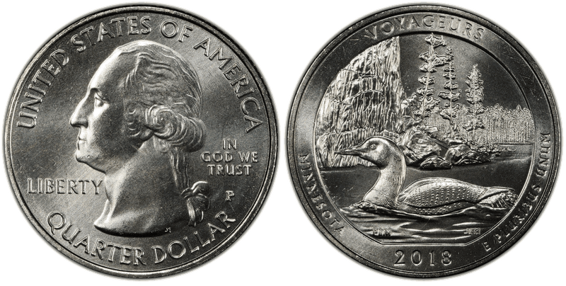 2018 (P) Voyageurs National Park Quarter