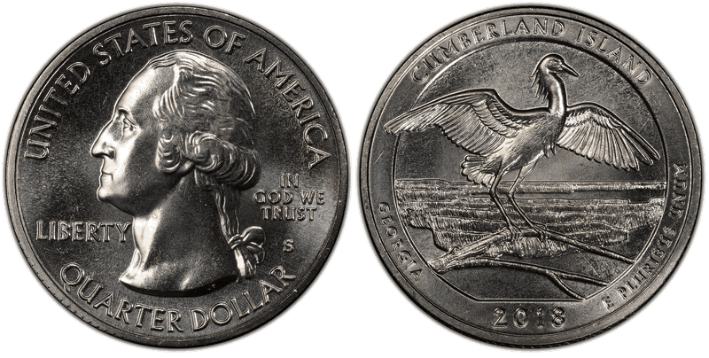 2018 (S) Cumberland Island National Park Quarter