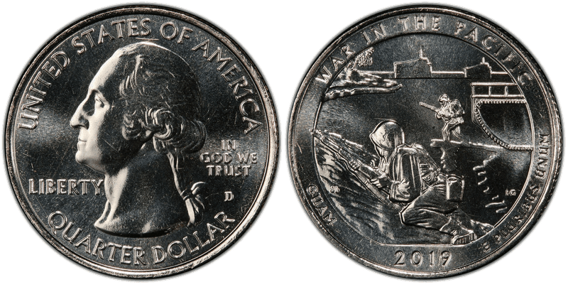 2019 (D) War in the Pacific National Park Quarter