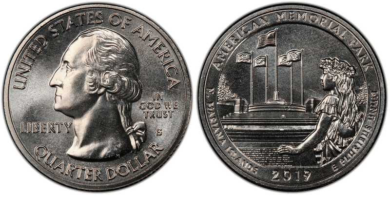 2019 (S) American Memorial National Park Quarter