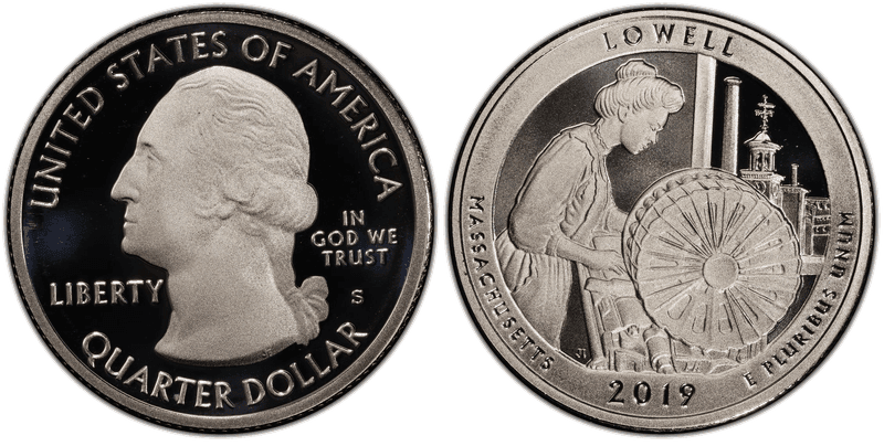 2019 (S) Proof Lowell National Park Quarter