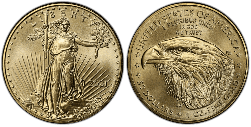 2021 American Eagle Fifty Dollar Gold - Type 2