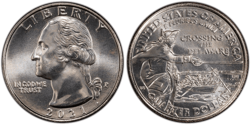 2021 (P) Crossing the Delaware Quarter