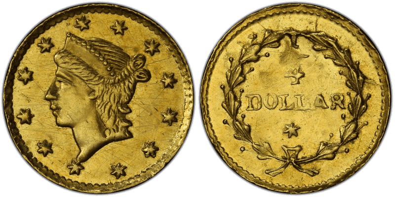 No Date Gold Quarter - BG-223