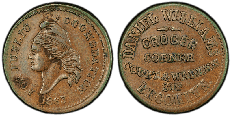 (No Date) Civil War Store Card F-95F-1A, NY