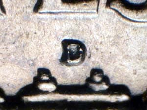 1963-D Repunched Mintmark RPM-001