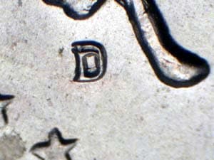 1964-D Repunched Mintmark RPM-002