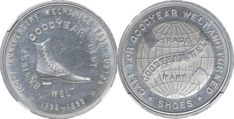 1895 So-Called Dollar HK-733, Mechanics Fair Centennial