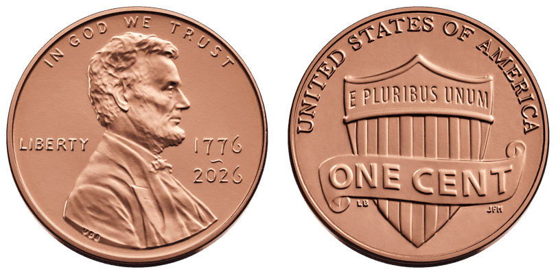 2026 Lincoln Shield Cent (Semiquincentennial)