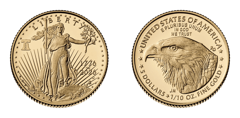 American Eagle Five Dollar Gold 1986 to Date