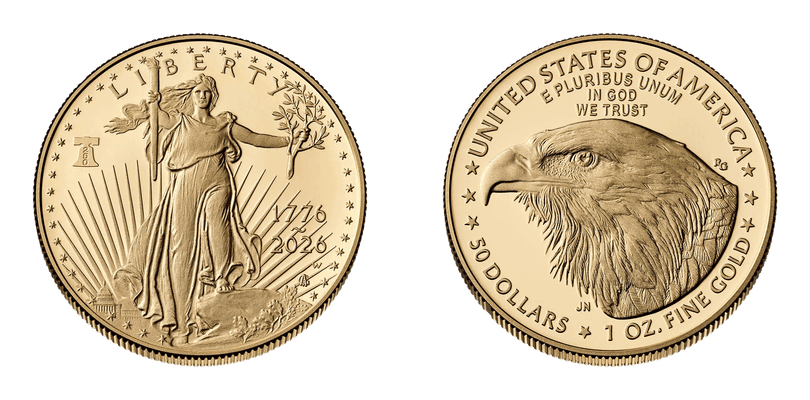 American Eagle Fifty Dollar Gold 1986 to Date