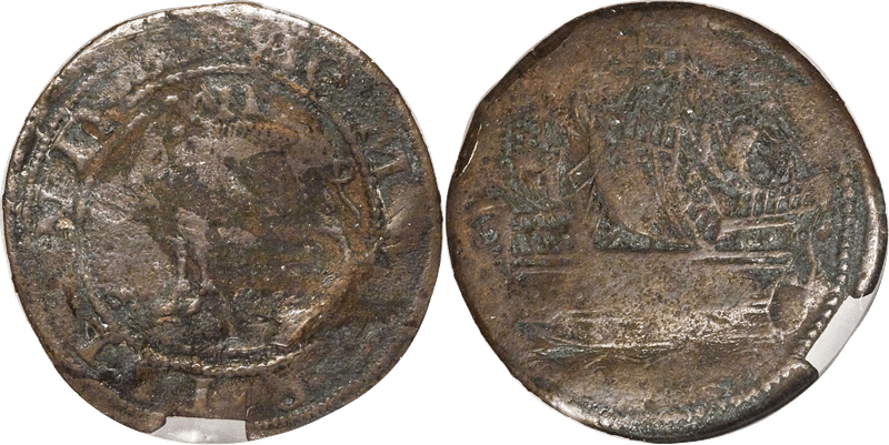 (1616) Sommer Islands Shilling - Small Sails