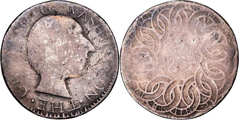 1784 Washington Ugly Head - Pewter