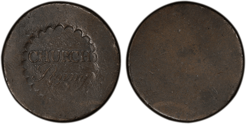 (1790) Albany Church Penny - No D