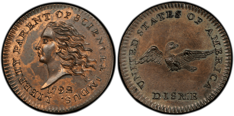 1792 Dime Pattern - J-11