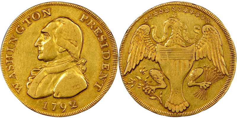 1792 Washington President Ten Dollar Gold Eagle