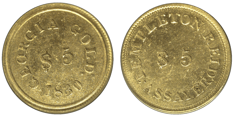 Templeton Reid (Georgia) Gold (1830-1849)