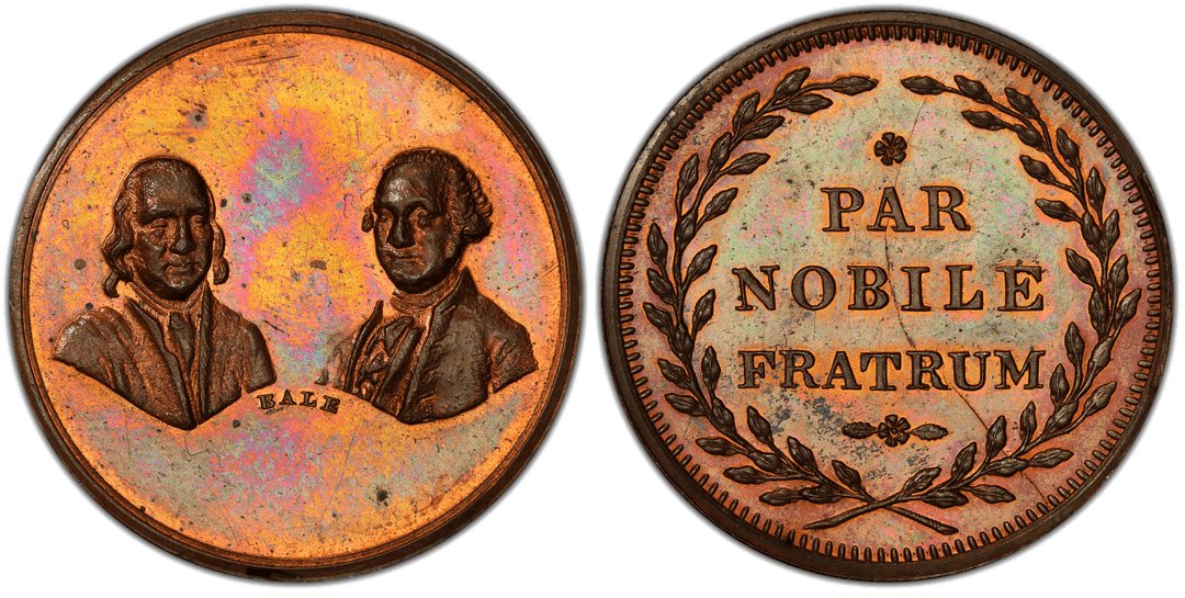 (1834) Bronze Medal GW-144, Par Nobile Fratrum