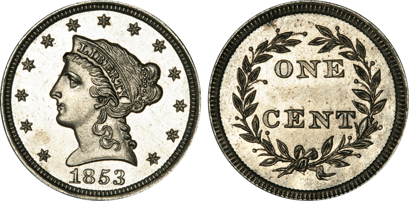 1853 Cent Patterns