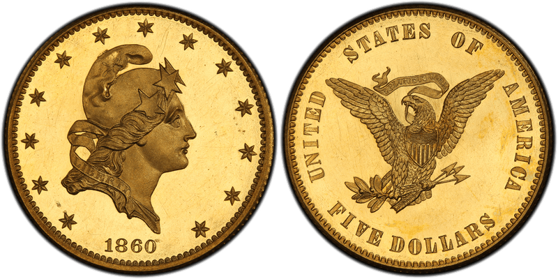 1860 Half Eagle Patterns
