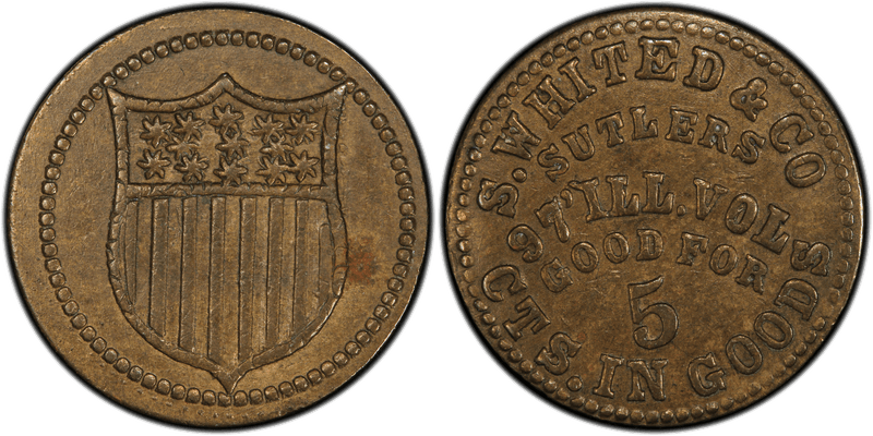 Civil War Sutler Tokens