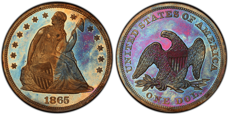 1865 Proof Dollar Pattern - J-437