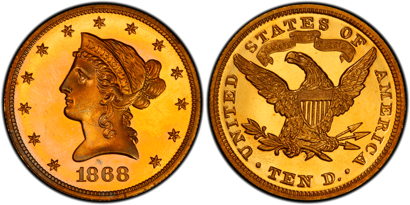 1868 Proof Liberty Head Eagle