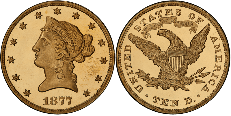 1877 Proof Liberty Head Eagle