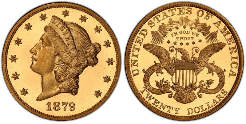 1879 Proof Liberty Head Double Eagle