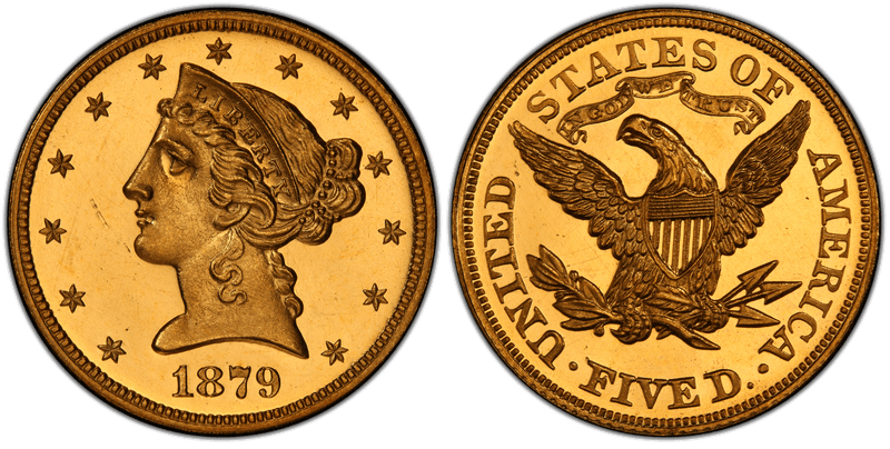 1879 Proof Liberty Head Half Eagle