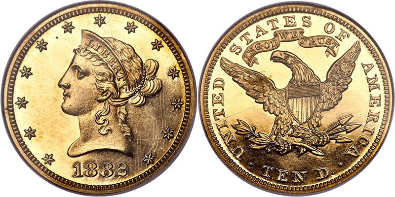 1882 Proof Liberty Head Eagle