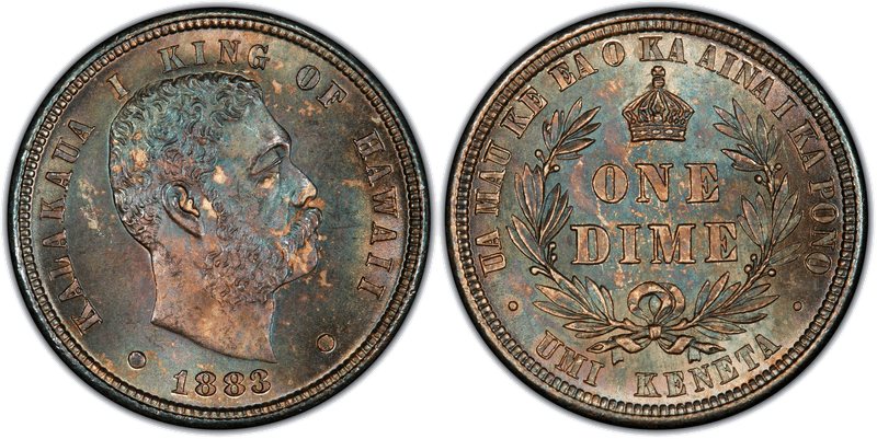 1883 Hawaiian Regular Issues
