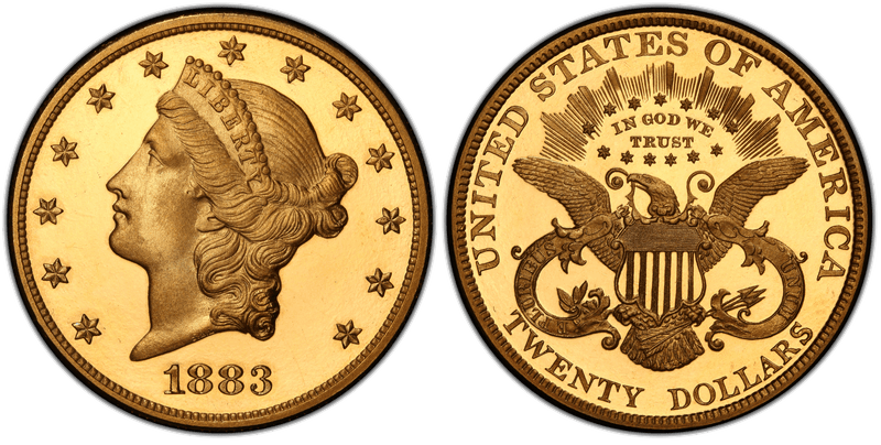 1883 Proof Liberty Head Double Eagle