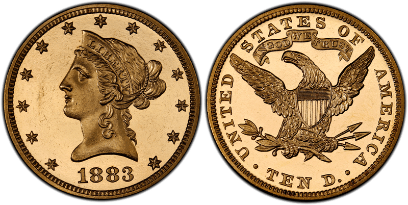 1883 Proof Liberty Head Eagle